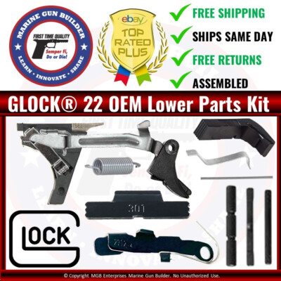 #ad Glock 22 Lower Parts Kit Gen 3 OEM G22 LPK .40 Cal Factory Authentic Assembled $86.99