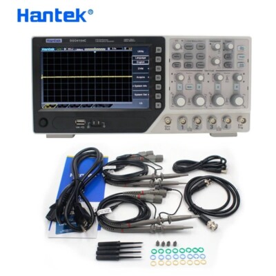 Hantek DSO4104C Digital Oscilloscope 4H 100Mhz Function Waveform Generator 1CH