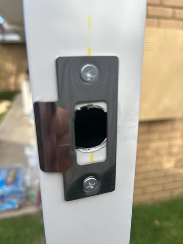 Security Code - dDouble Keypad or Single Outdoor white Gate Lock - Picture 9 of 25