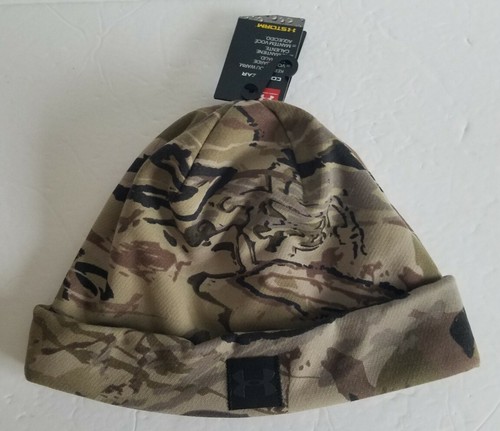 Under Armour Cold Gear Storm 1343193-999 Scent Control Hunting Camo Beanie Hat - Picture 11 of 12
