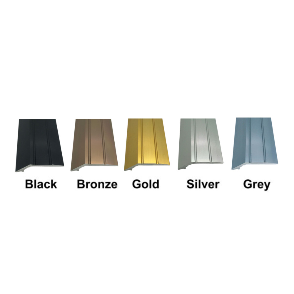 Carpet and Flooring Door Bars Multi Colour - 90cm & 2.7m Metal Threshold Strips