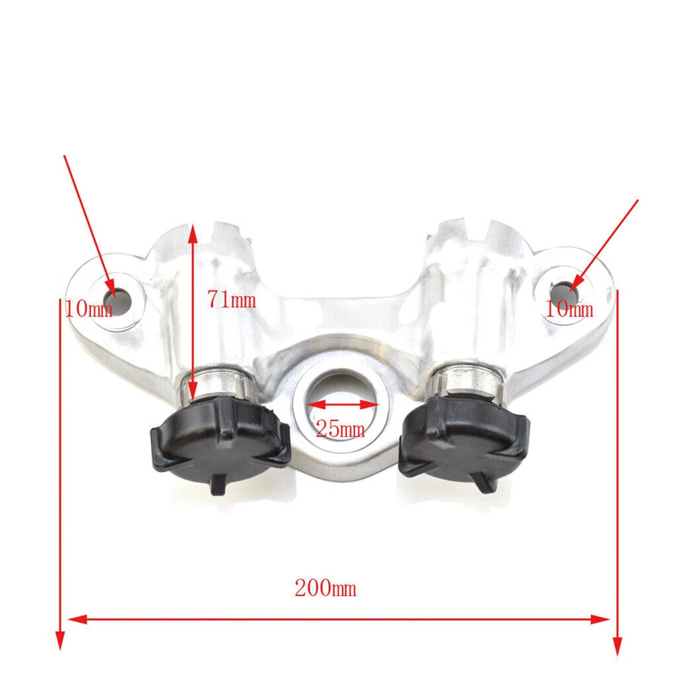 Handle Bar Clamp &Nuts for Honda DAX Z50 Monkey Bike Z50J CT70 Z50R Motorcyclelp - Image 4 of 4