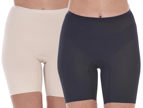 Ladies Light Control Thigh Slimmers NO VPL Slimming Stretch Anti Chafing 