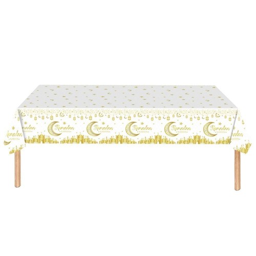 Eid Mubarak Tablecloth Tablecove Ramadan For Home Islamic Muslim Party Decor - Picture 13 of 16