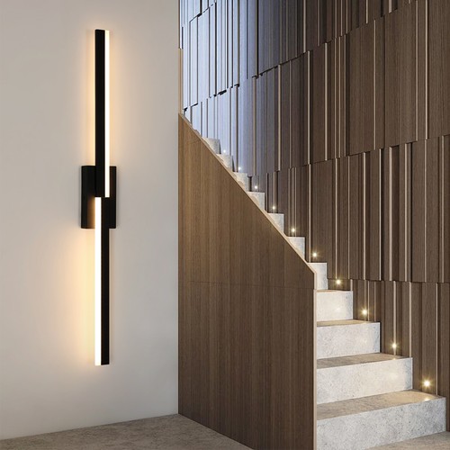 12W 80cm Modern LED Wandleuchte 3-Farbwechsel Wandlampe Wohnzimmer Treppen Küche - Bild 10 von 11