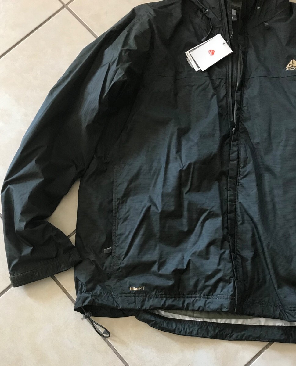 NIKE ACG THERMAL LAYER 2 ジャケット ブラック ステッチ Nike ACG 2 Jacket Men Size XL Black and Gray Thermal Layer