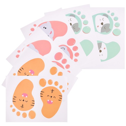 30 Pairs Boden Fußspuren Baby Kleine Aufkleber Für Kinder Kinderaufkleber - 第 8/12 張圖片