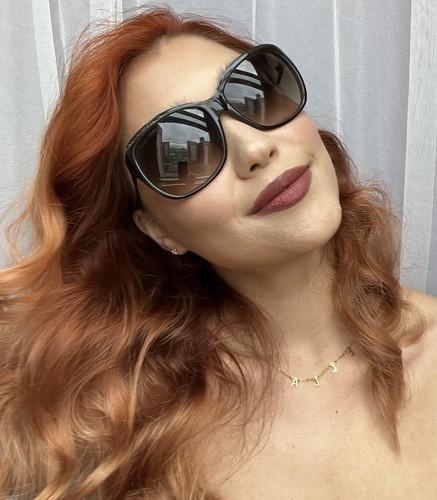 New JIMMY CHOO Annette/S YIG Brown Glitter Gradient Women's Sunglasses X2 - Picture 9 of 12