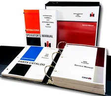 Set International Farmall 806 Tractor Service Operator Parts Manuals Catalog Set