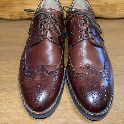 Gordon Rush Cornell Mens Oxford Shoes Size 10.5 Brown Leather Wingtip Shoes Gordon Rush M Wingtip Dress Shoes for Men for sale | eBay main image 4