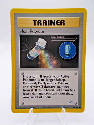 Heal Powder 104/105 Neo Destiny Pokémon TCG Regular Lightly Played