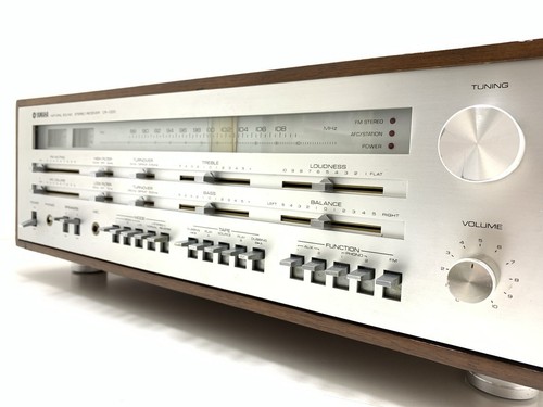 Yamaha CR-1000 Fm Stéréo Récepteur 70 + 70W RMS Vintage 1974 Revêtu Good Look - Afbeelding 6 van 15
