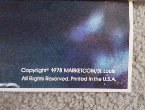 VINTAGE REGGIE JACKSON NEW YORK YANKEES RAWLINGS POSTER 1978 24 X 18 - Picture 2 of 8