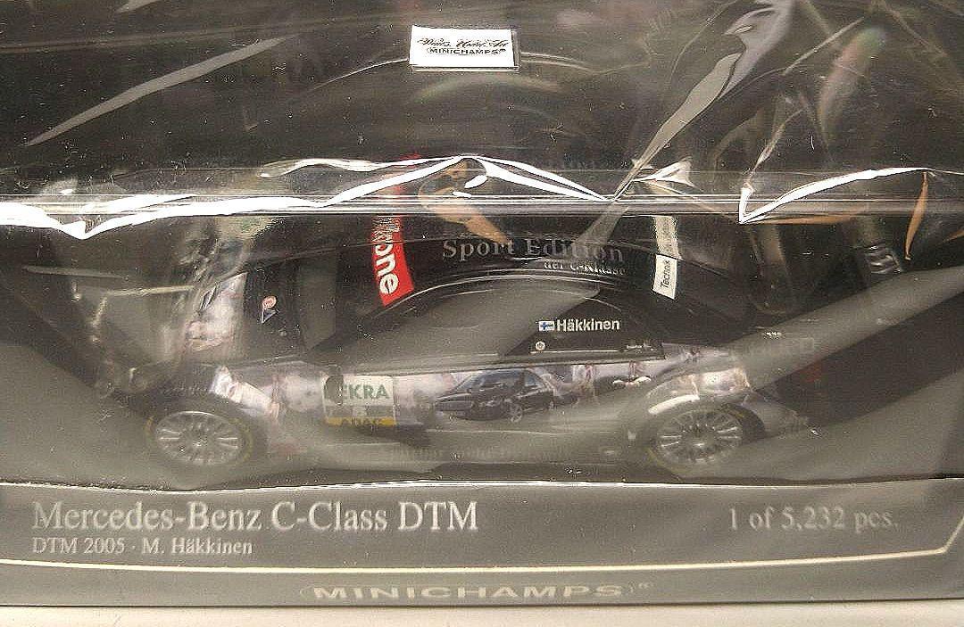 【ミニチャンプス】メルセデスベンツC-Class DTM M.Hakkinen 1/43 Mercedes-benz C Class DTM 2005 8 Mika Hakkinen for sale