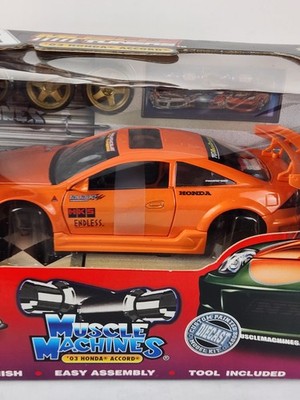 1 24 Scale Muscle Machines Tuners '03 Honda Accord Orange