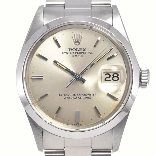 ROLEX Oyster perpetual date 1500 vintage Cal.1570 Automatic Men's Watch I#147503