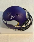 Justin Jefferson Signed Minnesota Vikings Mini Helmet COA