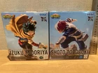 New! My Hero Academia Shoto Todoroki & Izuku Midoriya Xross Link Figure Sega