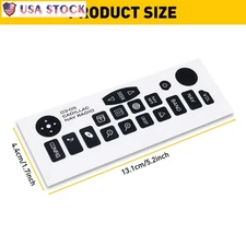 For 03-06 Cadillac Escalade Radio Audio Button Repair Decals Sticker Accessories