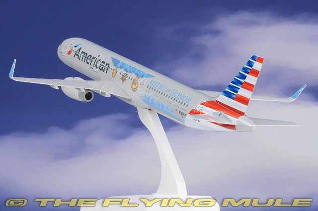 Skymarks 1:150 A321 American Airlines Flagship Valor Foto 2 de 4