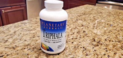 Planetary Herbals Triphala GI Tract Wellness 1,000mg 180 Tablets BB 04/27 Sealed
