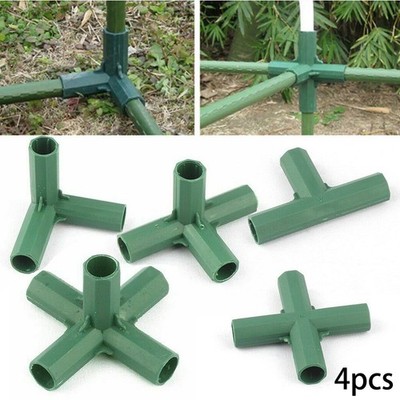 4Pcs 16mm Green Plastic Climb Plant Markisenverbindungen Anschluss Multi-Style