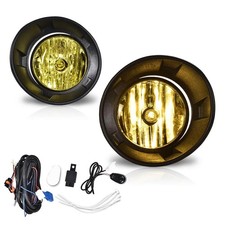 Front Fog Light Assembly Camaro 2010-2013 Left Right Yellow Lens with Harness