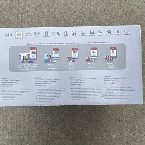 Canon SELPHY CP910 Digital Photo Dye Sublimation Compact Printer WiFi NEW - Bild 3 von 5