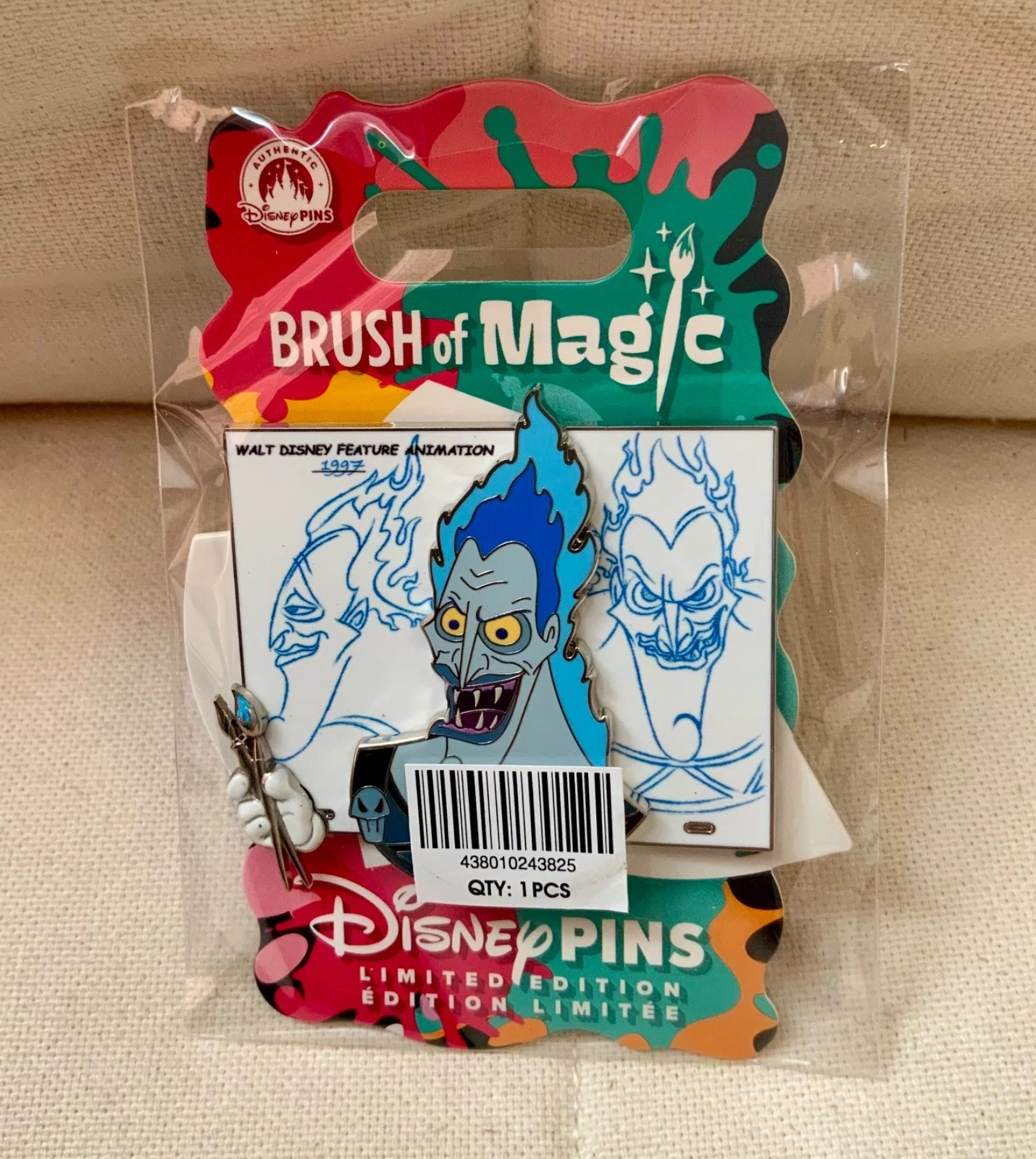 2026 Brush of Magic Pin - Hades - Hercules- Limited Edition Of 3750- Disney Pin