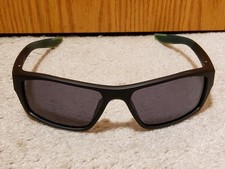 NIKE Brazen Shadow FJ 1985 010 BLACK GREEN Wrap Sunglasses Athletic 59-16-130