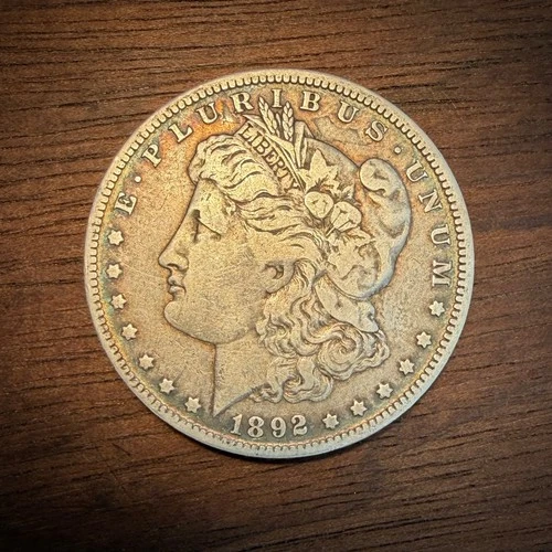 1892 O Morgan Silver Dollar - VF/XF - Toning - Rare Date!! Excellent Condition