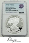 2021-W Proof American Silver Eagle T-1 Advance Releases NGC PF70 Premier Select