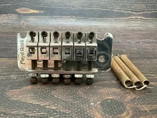 1983 FERNANDES Floyd Rose FRT-3 Tremolo Bridge Chrome Patent Number Steel Block