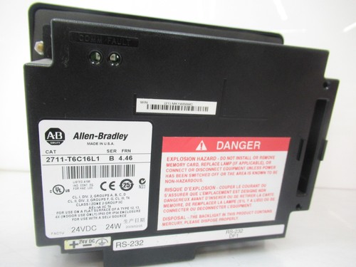 Allen Bradley 2711-T6C16L1 Operator Interface, 5.7" Display - Picture 2 of 3