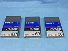 Videocassette Sony 8mm Hi8 PROMP Pro vuote sigillate P6-120 60 30 NUOVE