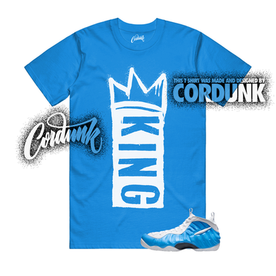 Air Foamposite Pro University Blue UNC Melo 2026 T Shirt Match K1