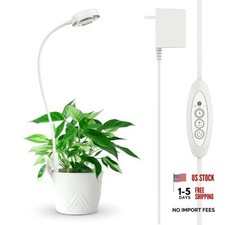 Grow Light for Indoor Plants, Clip-on LED Full Spectrum Plant Lamp with 1-Pack