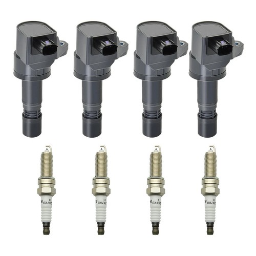4x Ignition Coil+4x Spark Plug UF672 Pour Acura ILX 2.0L Honda Civic HR-V 1.8L - Picture 5 of 17