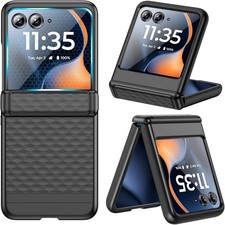Motorola Razr 2024/2025 Case, Built-in Screen Protector, Hinge Protection, Cube