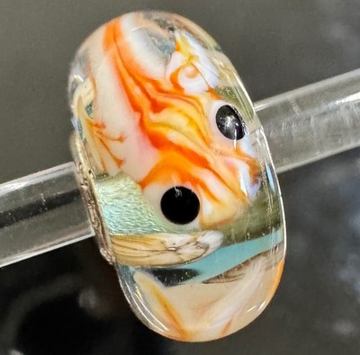 New  TROLLBEADS OOAK Critter Unique Fish Bead