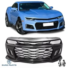 For 10~14 2015 Chevy Camaro 5th To 6th Gen ZL1 Front Bumper Body Kit+Fog lights