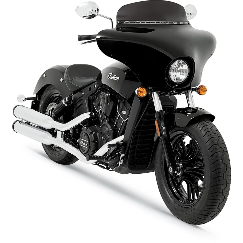 Memphis Shades Batwing Fairing for Dyna - Black MEM7081 — 第 2/4 张图片