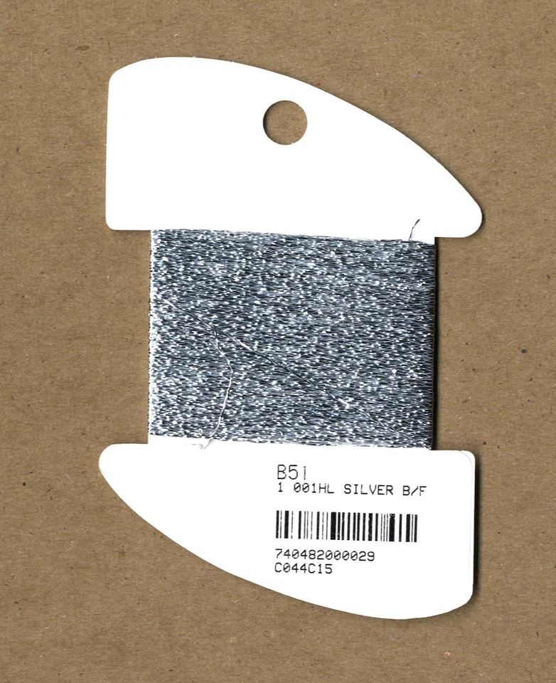 Kreinik Blend - 55Yd of #001HL Hi Lustre Silver Metallic Blending Filament - B51 - Image 2 of 2
