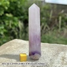Amethyst Faceted Massage Wand for Relaxation and Intuition