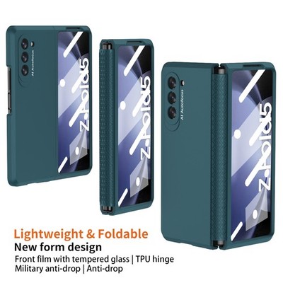 For Samsung Z Fold 5/3 Full Body Shockproof Hard Cover TPU Hinge Protection Case