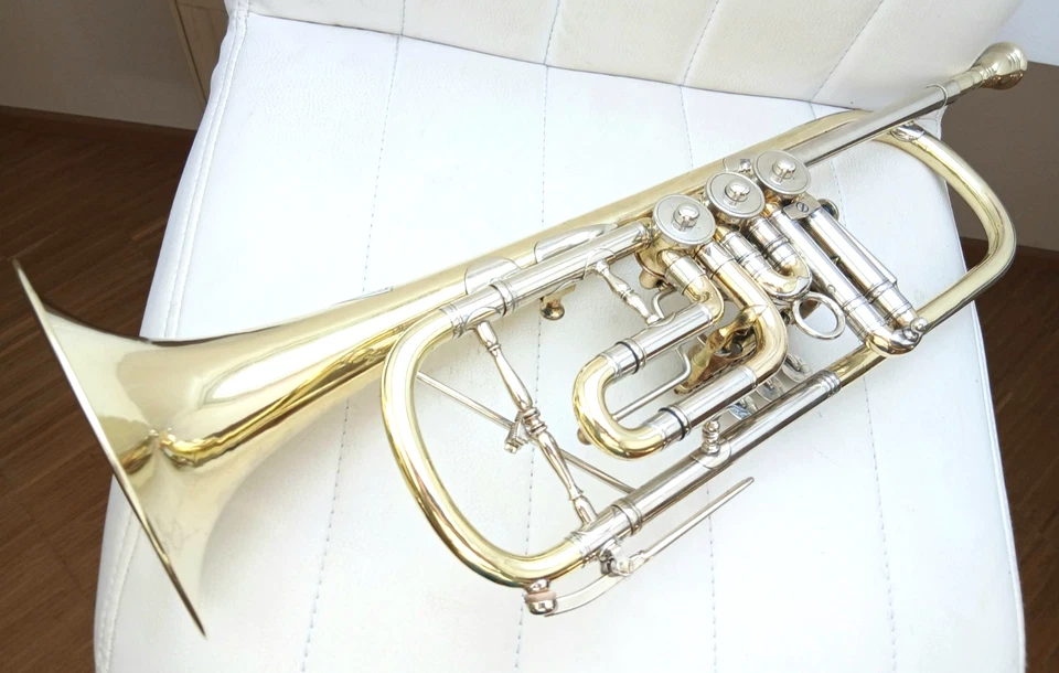 Deutsche b-Trompete mit Trigger - Bild 4 von 4
