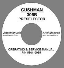 CUSHMAN 305B PRESELECTOR 140-170MHz OPERATING & SERVICE MANUAL