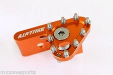 AIRTIME NEW CNC ALUMINUM BRAKE PEDAL REPLACEMENT TOE TIP - ORANGE