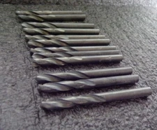 Lot of (12) Hertel #4 135° Point Angle, Spiral Flute, Screw Machine Drill Bit(M)