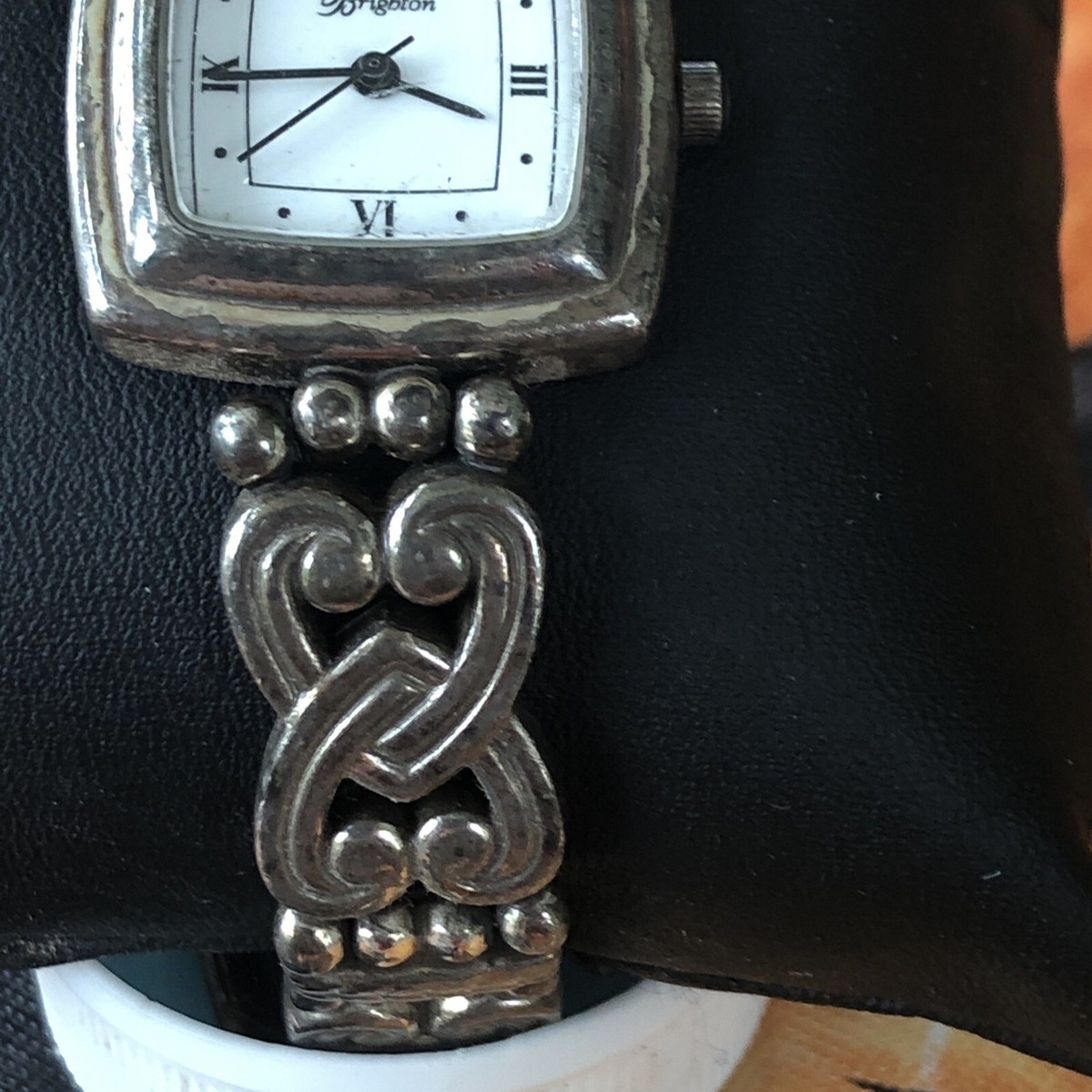 Brighton Santa Rosa Bracelet Watch Silver Plate Ornate New 